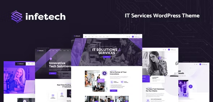 Item cover for download Infetech - IT Services WordPress Theme