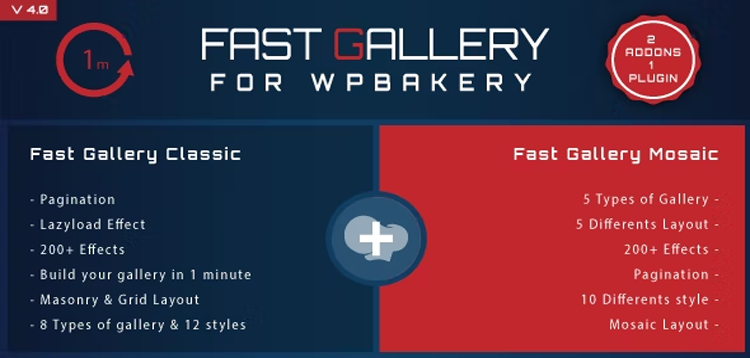 Item cover for download Fast Gallery for WPBakery WordPress Plugin