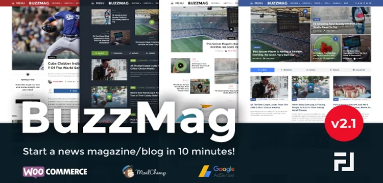 Item cover for download BuzzMag - Viral News WordPress Magazine/Blog Theme