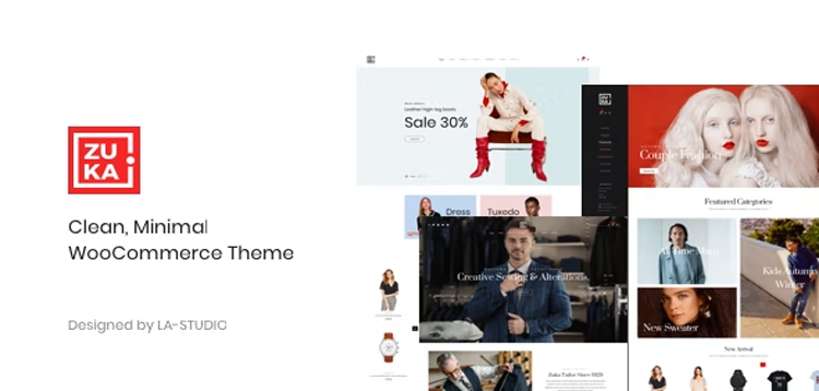 Item cover for download Zuka - Clean, Minimal WooCommerce Theme