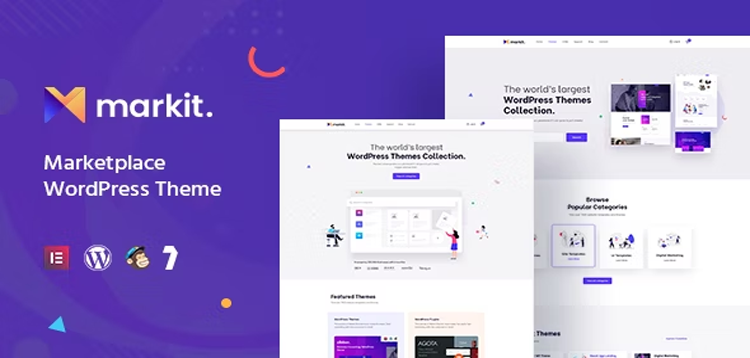 Item cover for download Markite - Digital Marketplace WooCommerce WordPress Theme