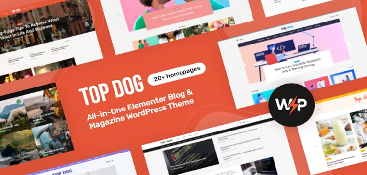 Item cover for download Top Dog - All-in-One Elementor Blog & Magazine WordPress Theme