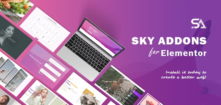 Item cover for download Sky Addons - for Elementor Page Builder WordPress Plugin