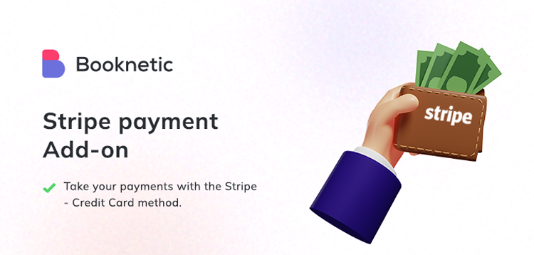 Item cover for download Stripe Payment Gateway for Booknetic
