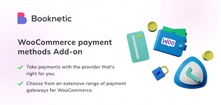 Item cover for download WooCommerce Gateway for Booknetic