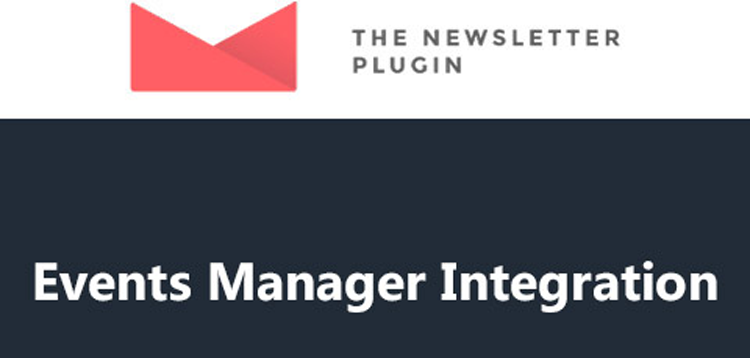 Item cover for download Newsletter Events Manager Integration