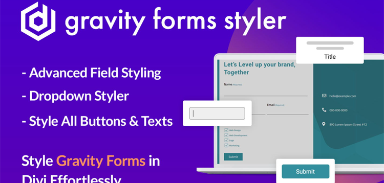Item cover for download Gravity Forms Styler For Divi