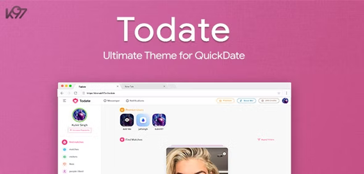 Item cover for download Todate - The Ultimate QuickDate Theme