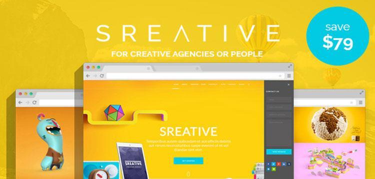 Item cover for download Sreative | Digital Agency WordPress Theme