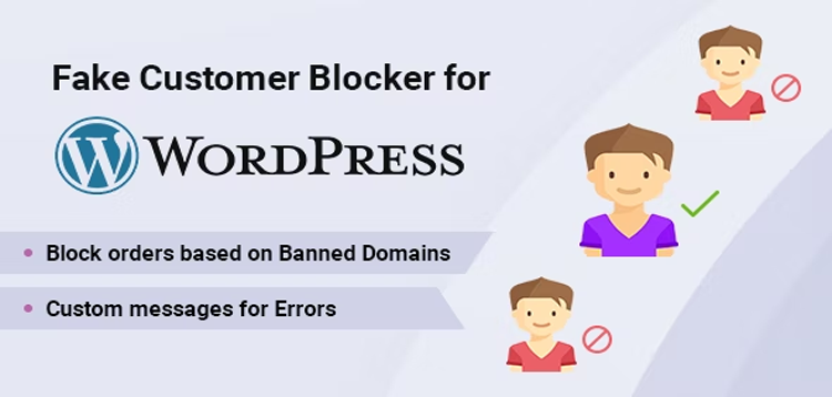 Item cover for download Fake Customer Blocker for WordPress