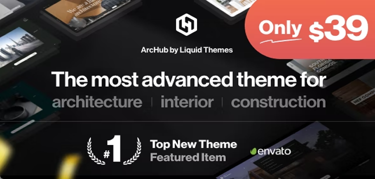 Item cover for download ArcHub - Architecture and Interior Design WordPress Theme