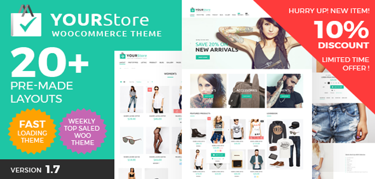 Item cover for download YourStore - Woocommerce theme