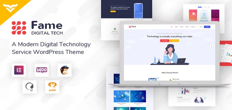 Item cover for download Fame - Digital Technology/Service WordPress Theme