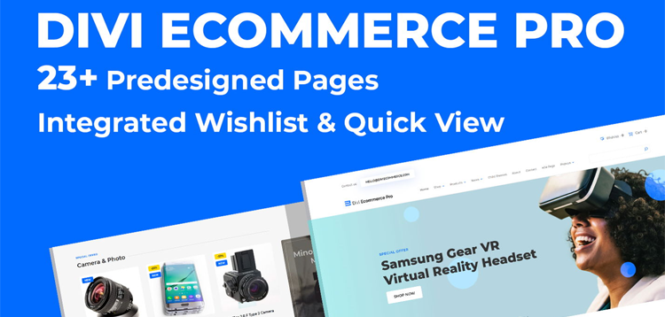 Item cover for download Divi Ecommerce Pro