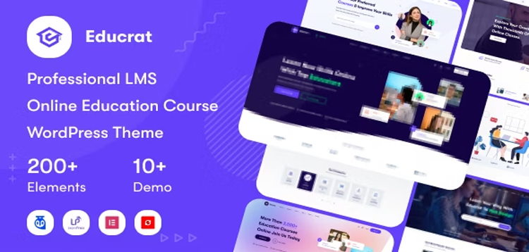 Item cover for download Educrat - Online Course Education WordPress Theme