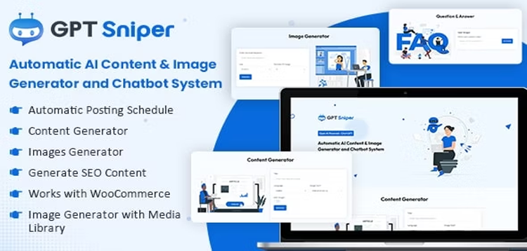Item cover for download GPT Sniper - Automatic AI Content Generator and Chatbot WordPress Plugin