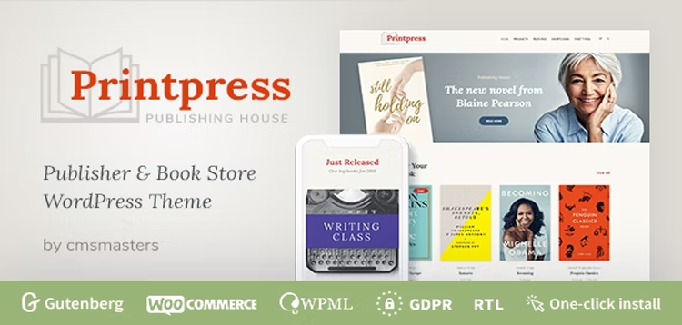 Item cover for download Printpress - Book Publishing WordPress Theme