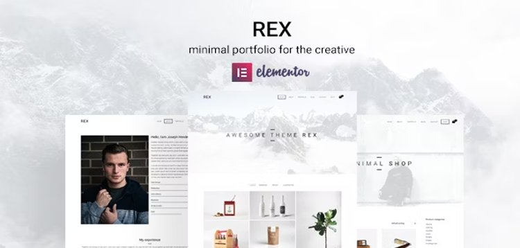 Item cover for download Rex - Minimal WordPress Portfolio Theme