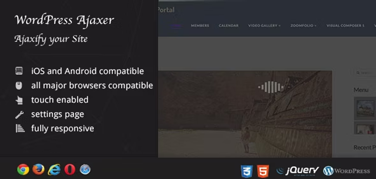 Item cover for download Ajaxer - Ajaxify Your WordPress Site and Comments