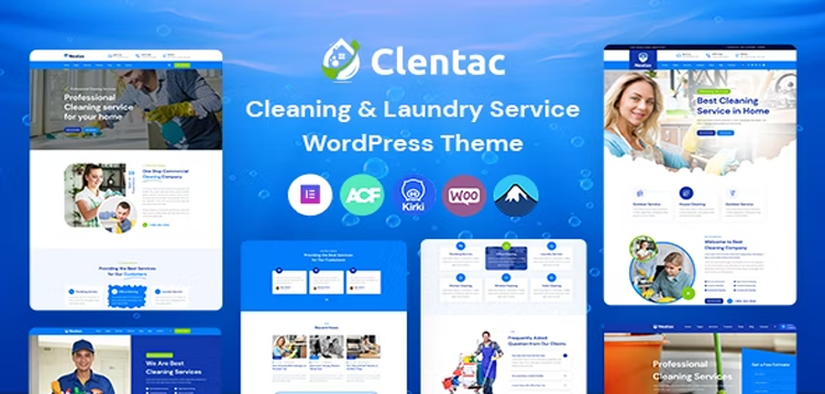Item cover for download Clentac - Cleaning Services WordPress Theme