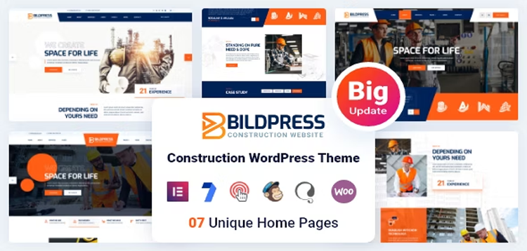 Item cover for download BildPress - Construction WordPress Theme