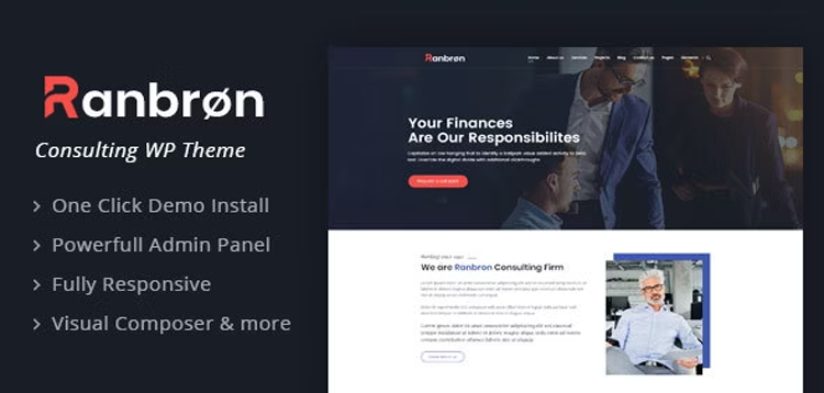 Item cover for download Ranbron - Business and Consulting WordPress Theme