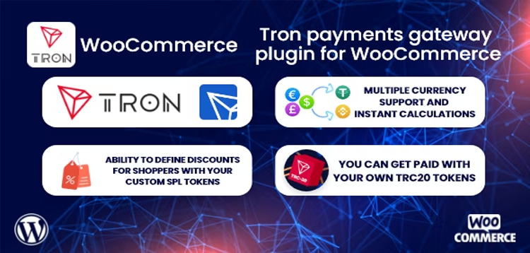 Item cover for download TronPay WooCommerce - Tron payments gateway plugin