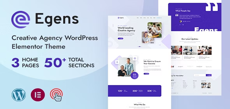 Item cover for download Egens - Creative Agency WordPress Theme