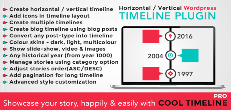 Item cover for download Cool Timeline Pro - WordPress Timeline Plugin