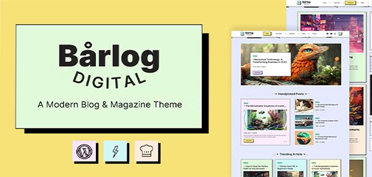 Item cover for download Barlog - A Modern Blog & Magazine Theme