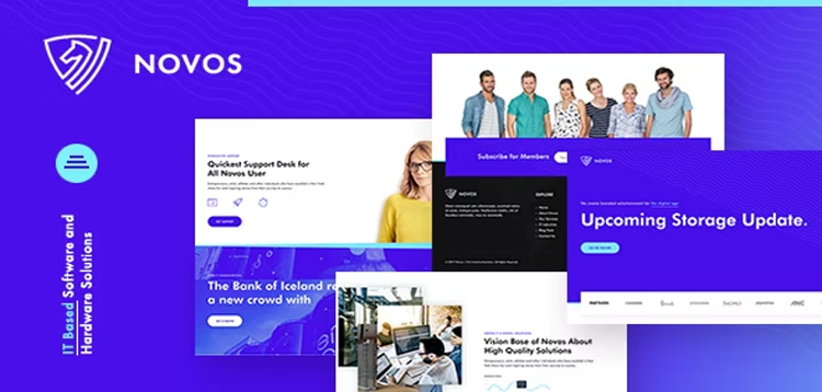 Item cover for download Novos | IT Company & Digital Solutions Wordpress Theme
