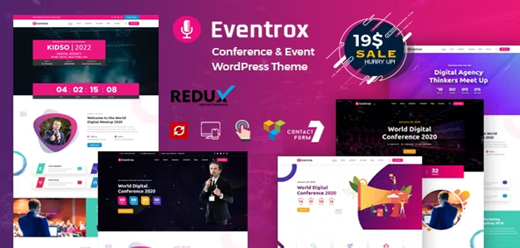 Item cover for download Eventrox - Conference and Event WordPress Theme