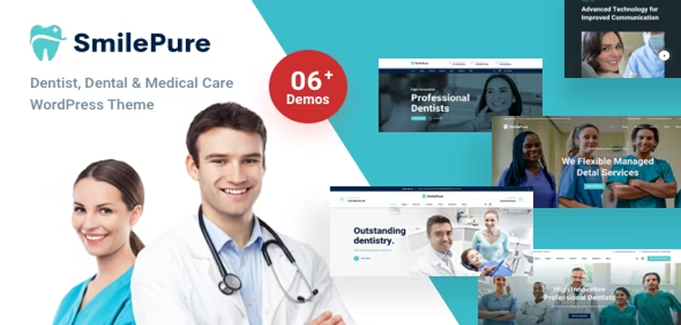 Item cover for download SmilePure - Dental & Medical Care WordPress Theme