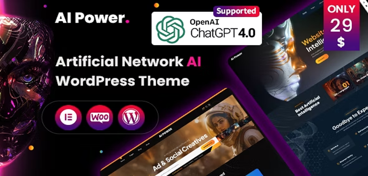 Item cover for download AI Power - AI WordPress Theme