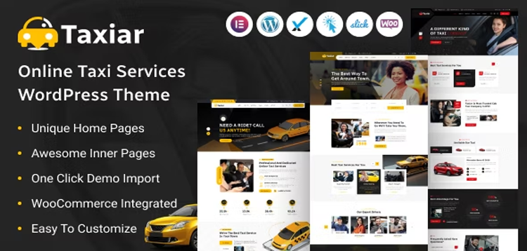 Item cover for download Taxiar - Online Taxi Service Wordpress Theme