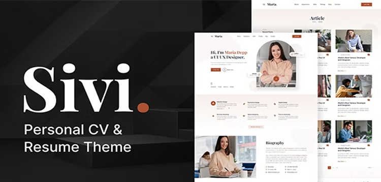 Item cover for download Sivi - Personal CV/Resume Theme