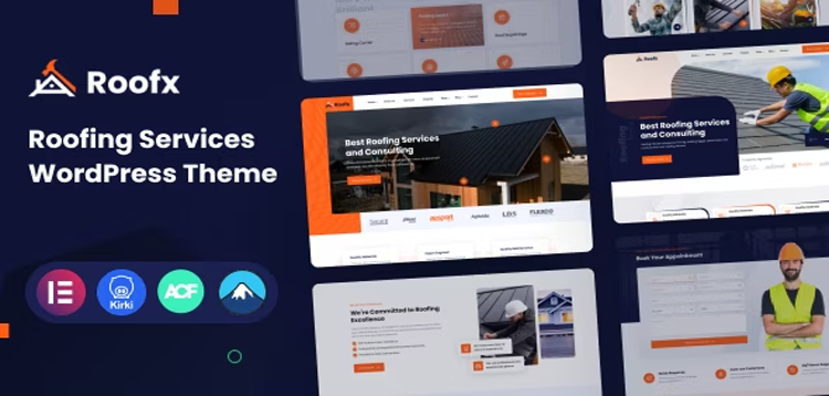 Item cover for download Roofx - Roofing Services WordPress Theme