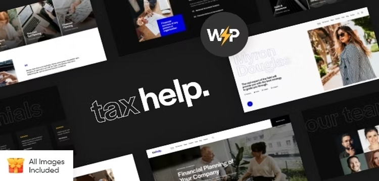 Item cover for download Tax Help - Finance & Business Accounting Adviser WordPress Theme