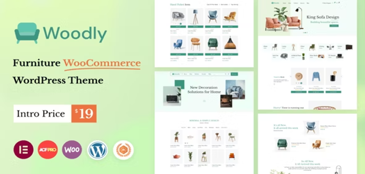 Item cover for download Woodly - Animated Furniture WooCommerce Theme