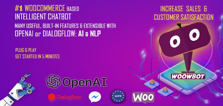 Item cover for download AI ChatBot for WooCommerce - OpenAI, ChatGPT, Retargeting, Exit Intent, Abandoned Cart