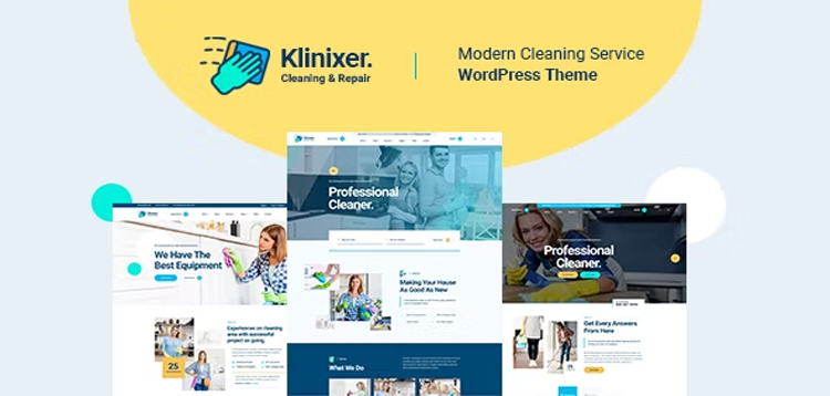 Item cover for download Klinixer - Cleaning Services WordPress Theme + RTL