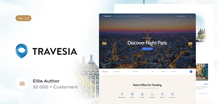 Item cover for download Travesia | A Travel Agency and Booking WordPress Theme