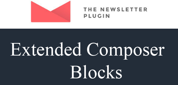 Item cover for download Newsletter Extended Composer Blocks