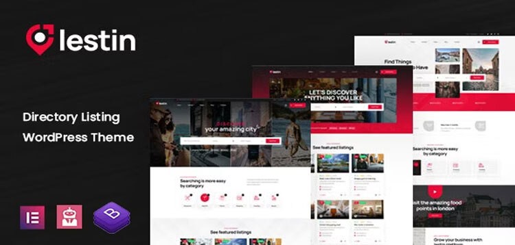 Item cover for download Lestin - Directory Listing WordPress Theme