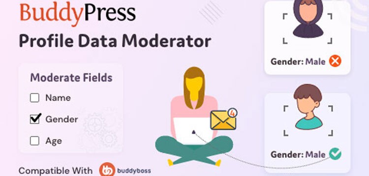 Item cover for download BuddyPress Profile Data Moderator