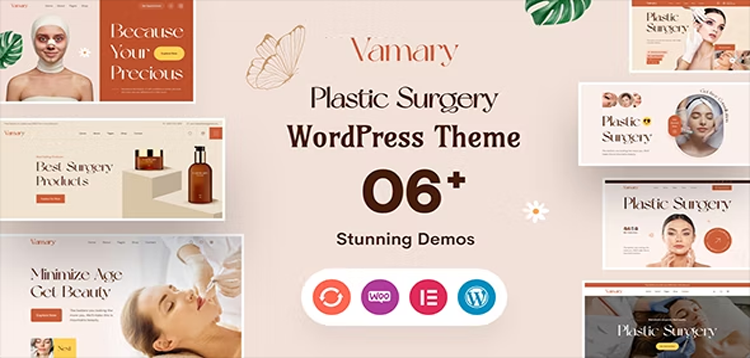 Item cover for download Vamary - Plastic Surgery WordPress Theme