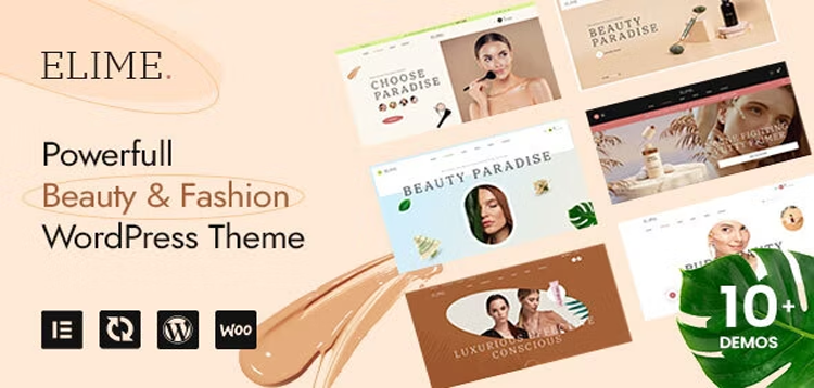 Item cover for download Elime - Multipurpose Cosmetics & Fashion WordPress Theme