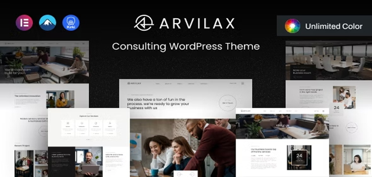 Item cover for download Arvilax - Business Consulting WordPress Theme