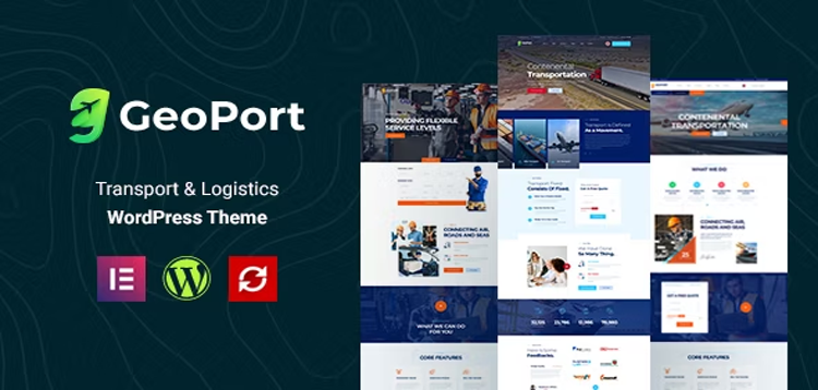Item cover for download Geoport - Transport & Logistics WordPress Theme