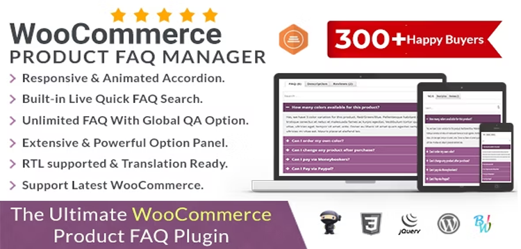 Item cover for download WooCommerce Product FAQ Manager